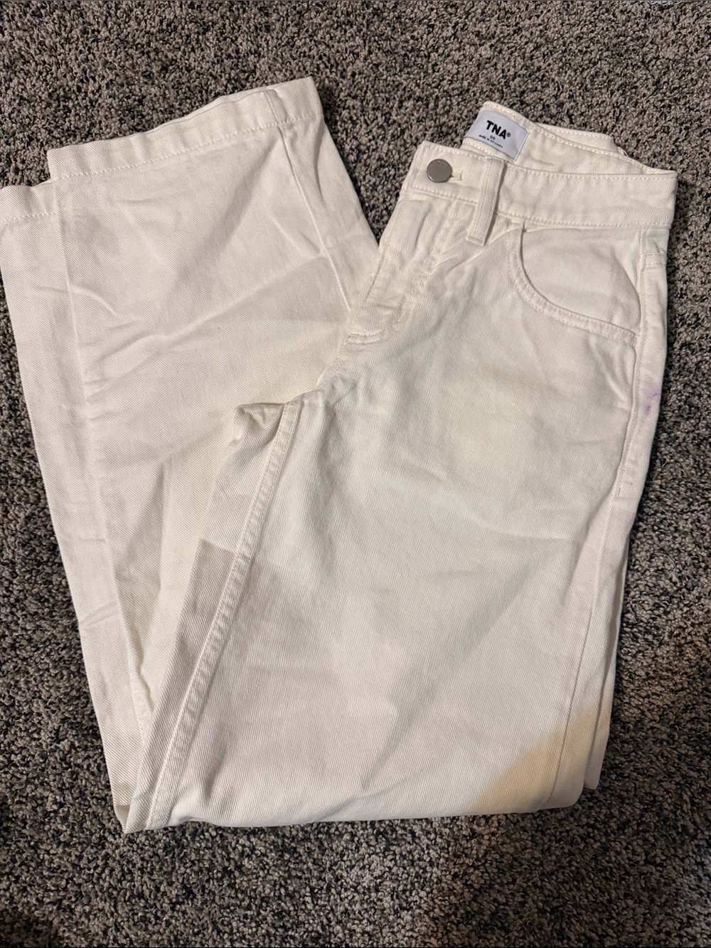 TNA Cream Straight-Leg Women’s Jeans